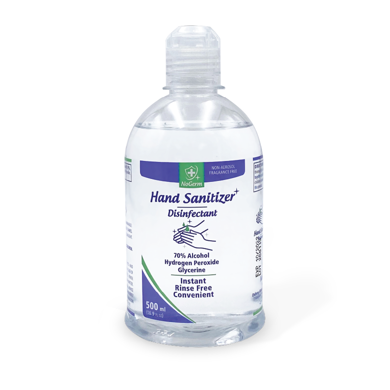 500ml bottle of alcohol based sanitiser