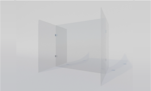 Floating safety screens